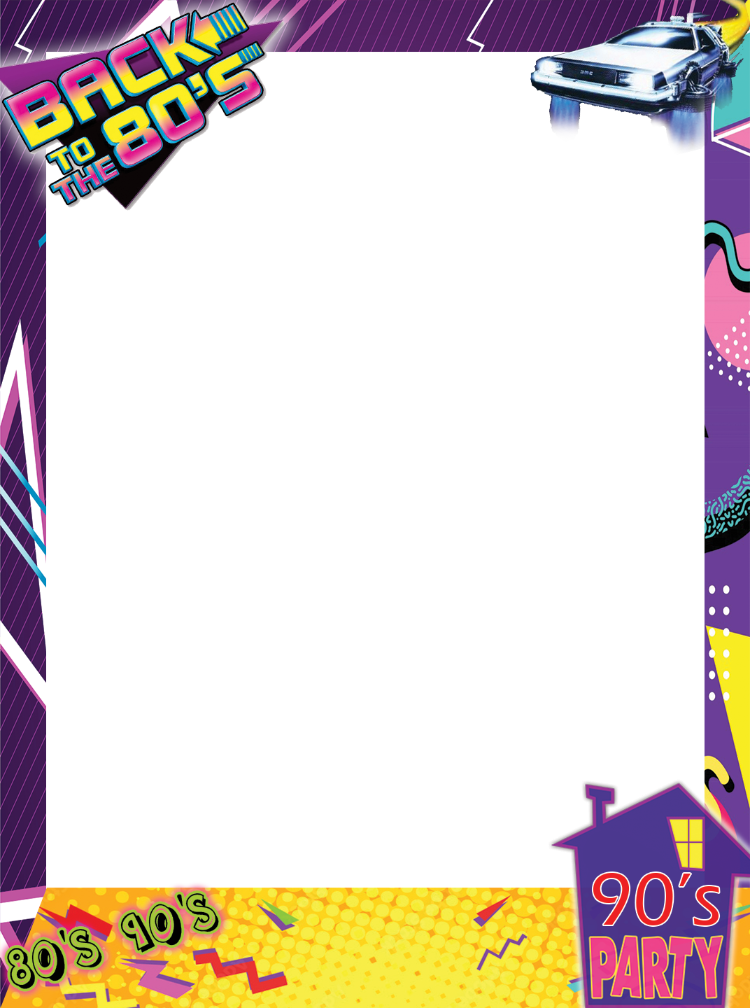 80s 90s overlay png