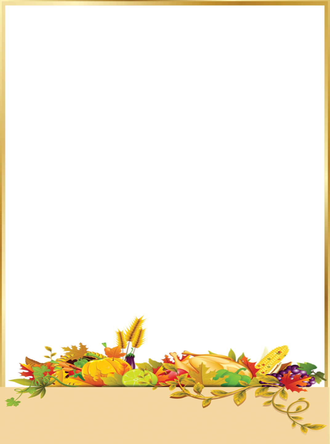 Thanksgiving overlay png