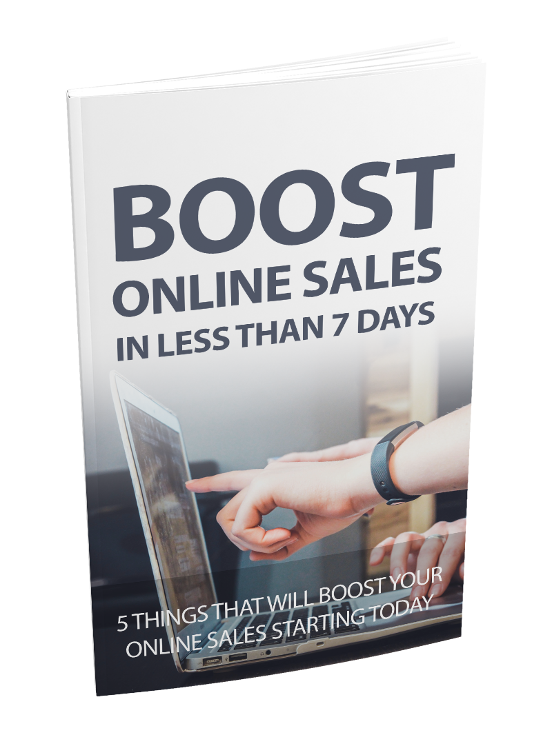 Boost Online Sales In Less Than 7 Days