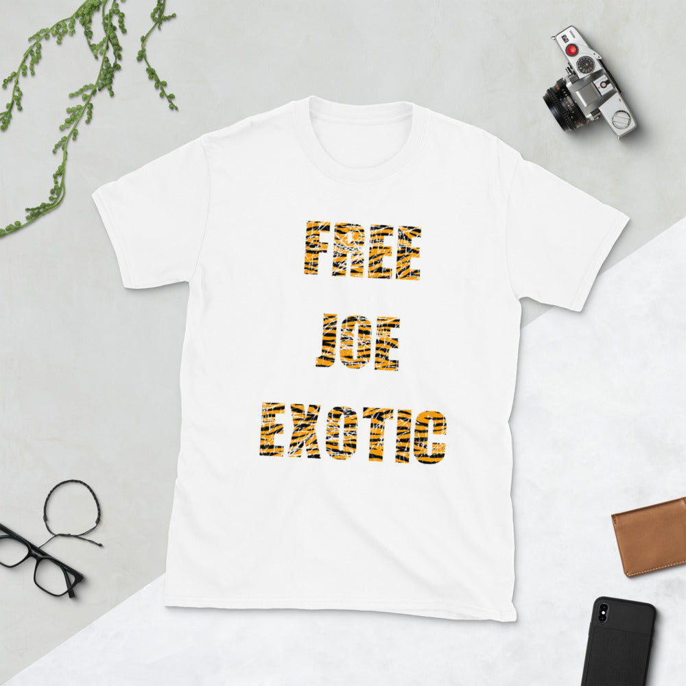 "Free Joe Exotic" Limitied Time Only Short-Sleeve Unisex T-Shirt
